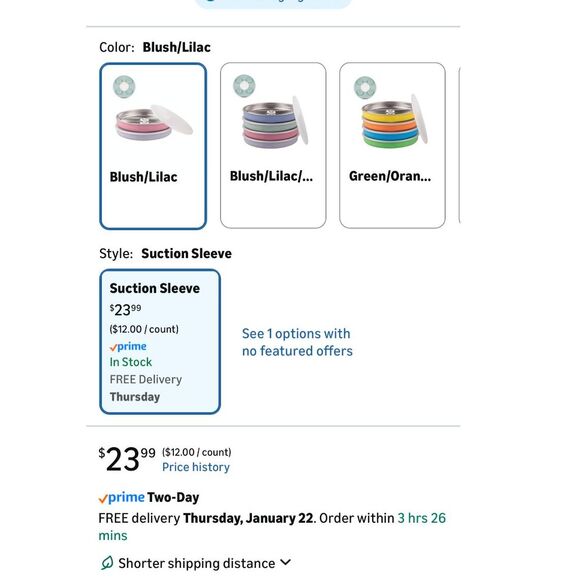 Eco Kids Stainless Plates Elk and Friends Set of 2 Blush and Lilac New in Box - Picture 6 of 11